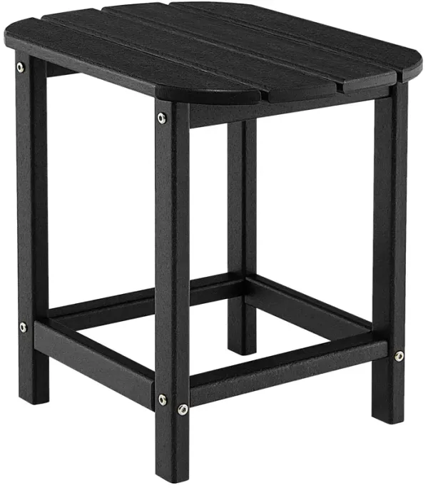 Weather Resistant Side Table for Garden Yard Patio Outdoor Use