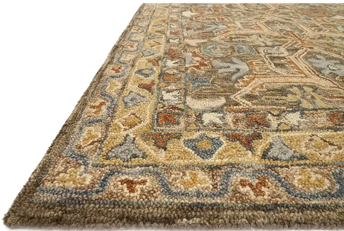 Victoria VK01 Walnut/Multi 7'9" x 9'9" Rug