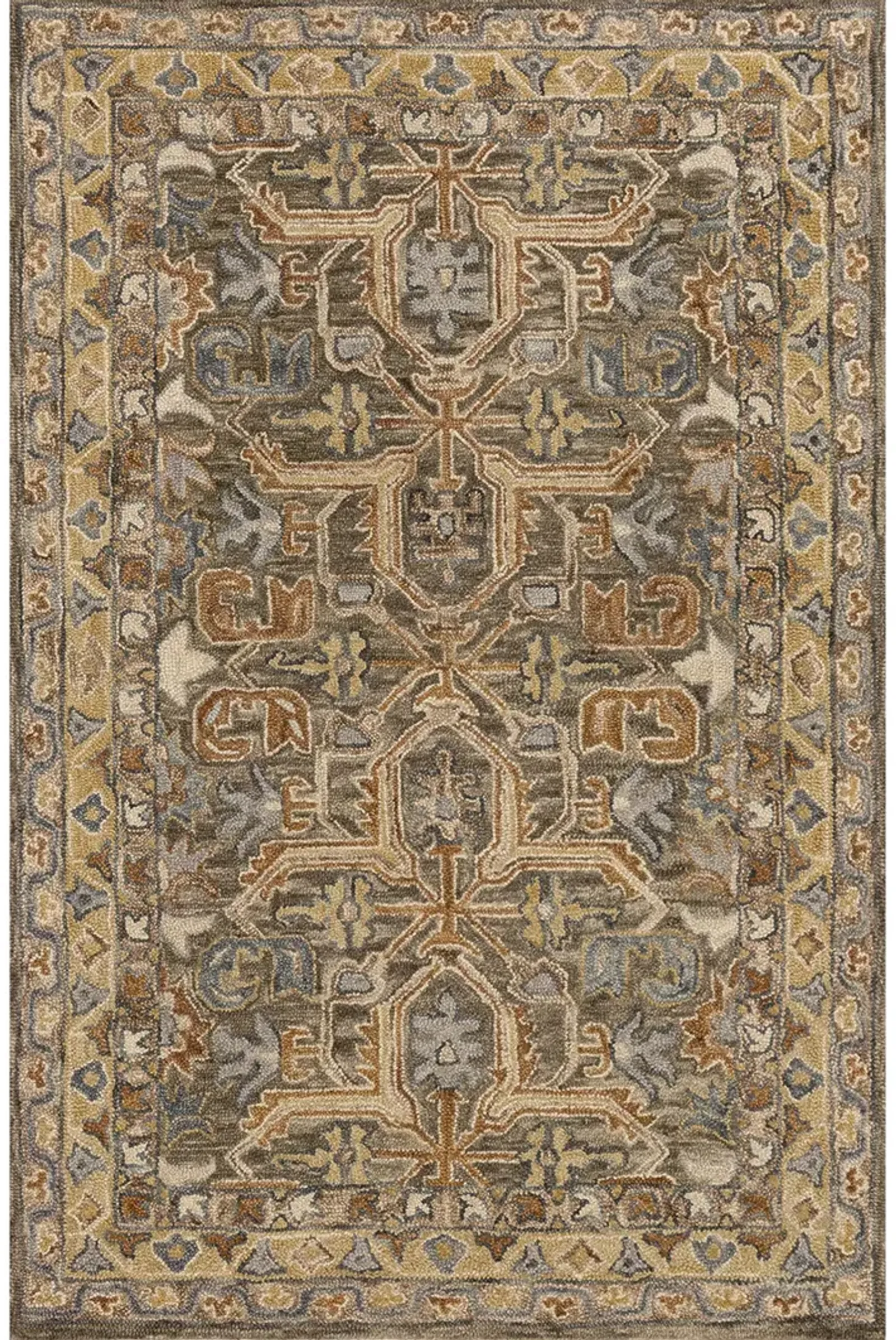 Victoria VK01 Walnut/Multi 7'9" x 9'9" Rug