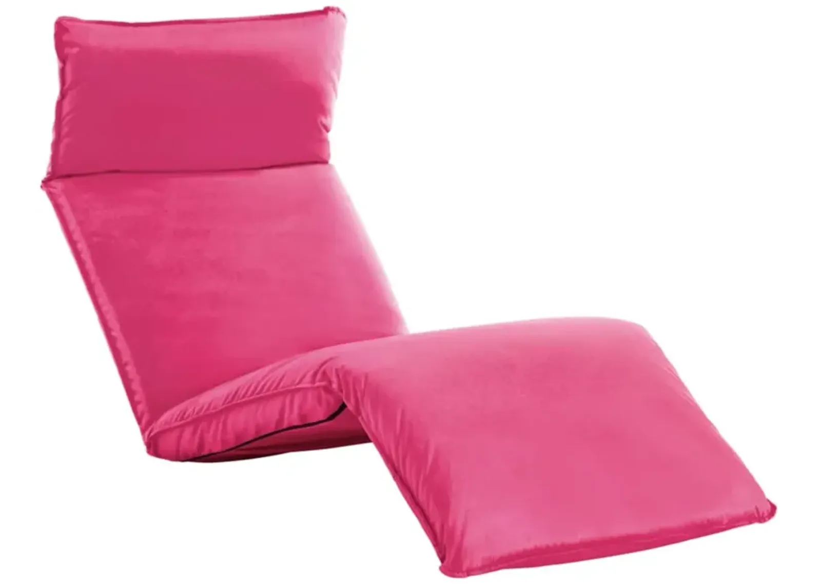 vidaXL Foldable Sunlounger Oxford Fabric Pink