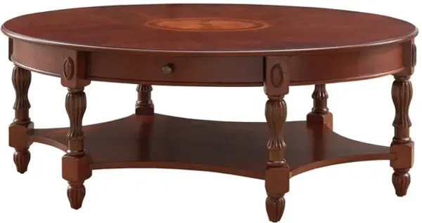 American Luxury Solid Wood Coffee Table With Drawer