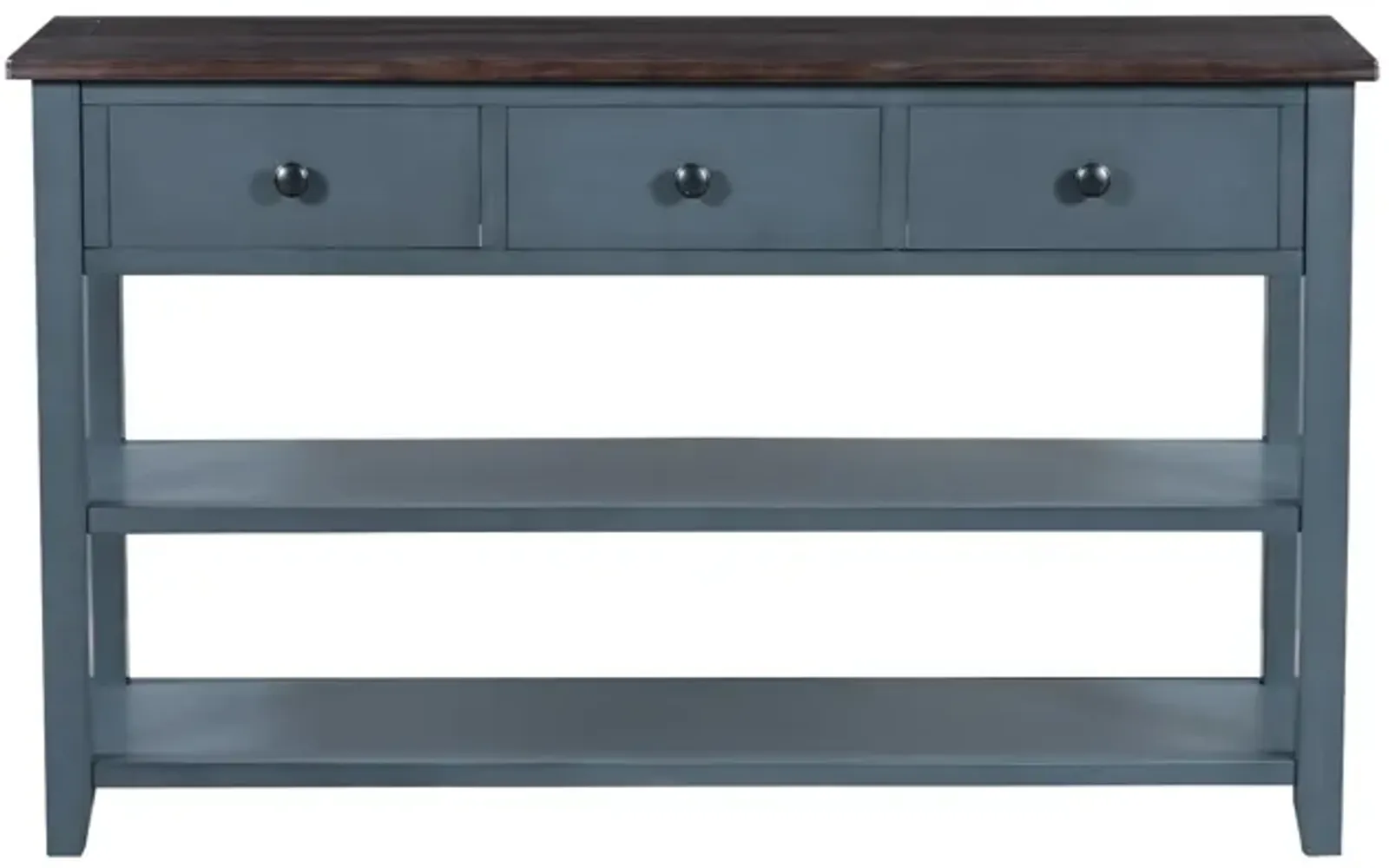 Merax Retro Design Console Table with 3 Drawers