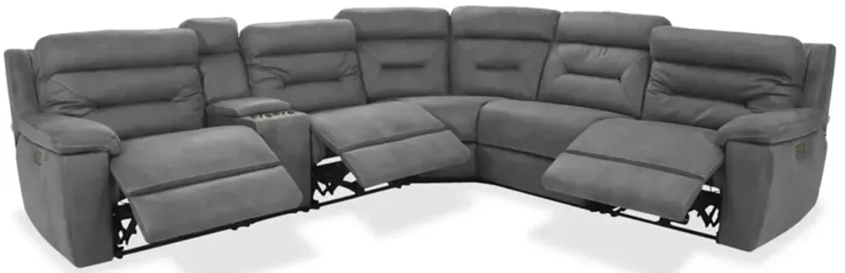 Aberdean 6-Piece Power Sectional