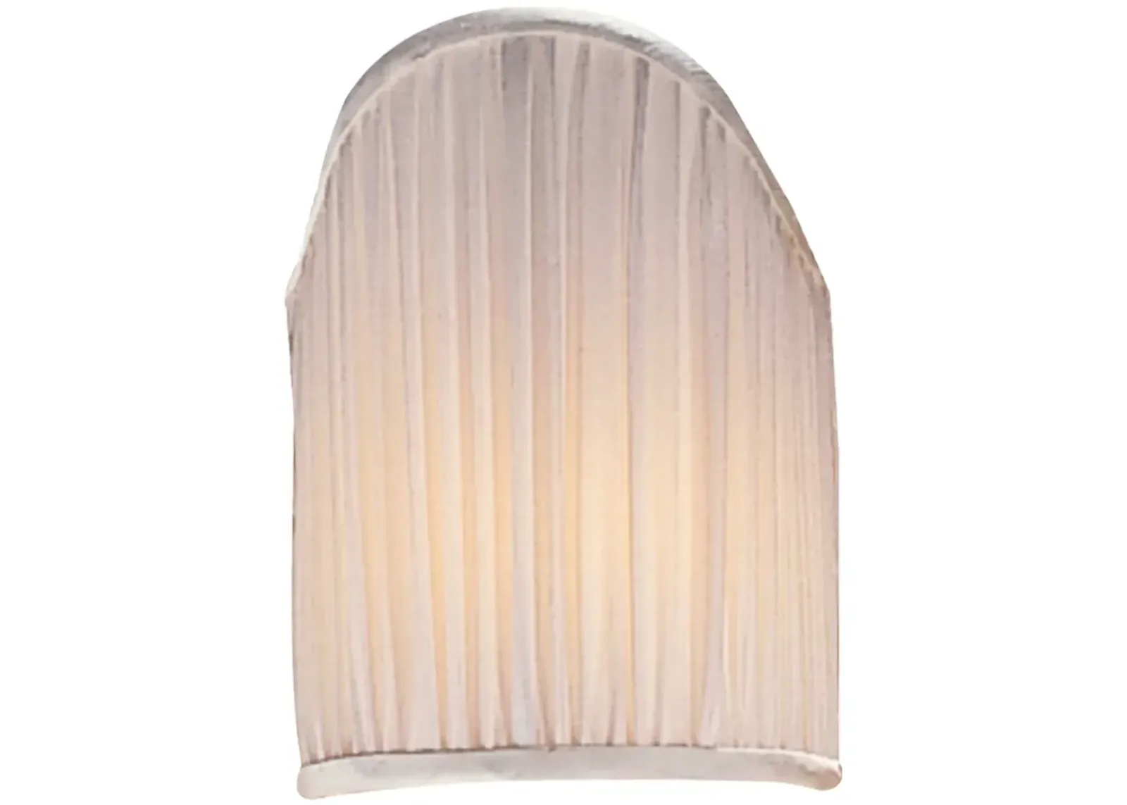 Silk Pleated Candle Clip Shield 4"