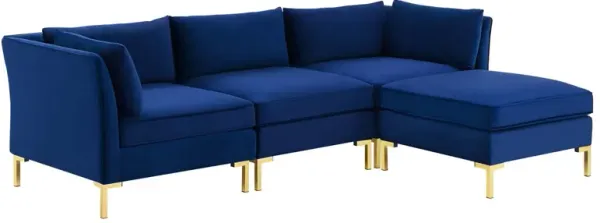 Ardent 4-Piece Performance Velvet Sectional Sofa