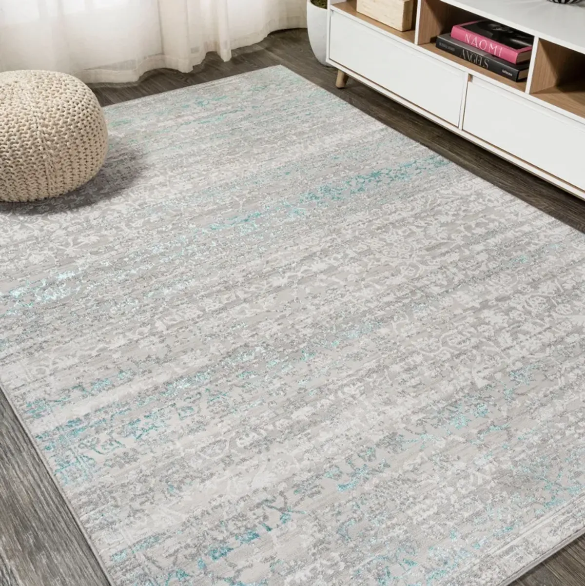 Tidal Modern Strie' Area Rug