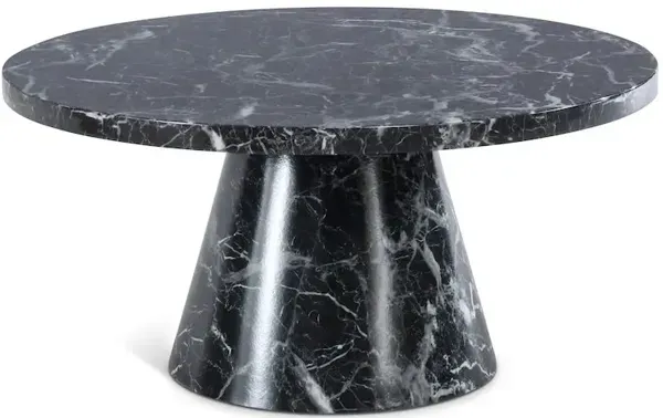 Meridian Furniture Omni Black Faux Marble Coffee Table