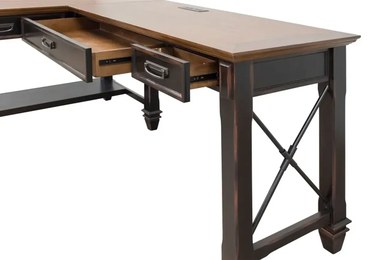 Open L-Desk and Return