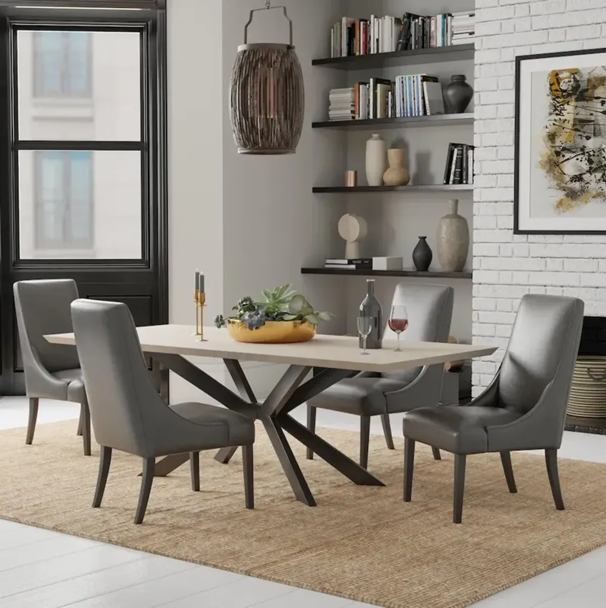 Parker House Furniture- Monaco Dining 86 In. Rectangular Dining Table