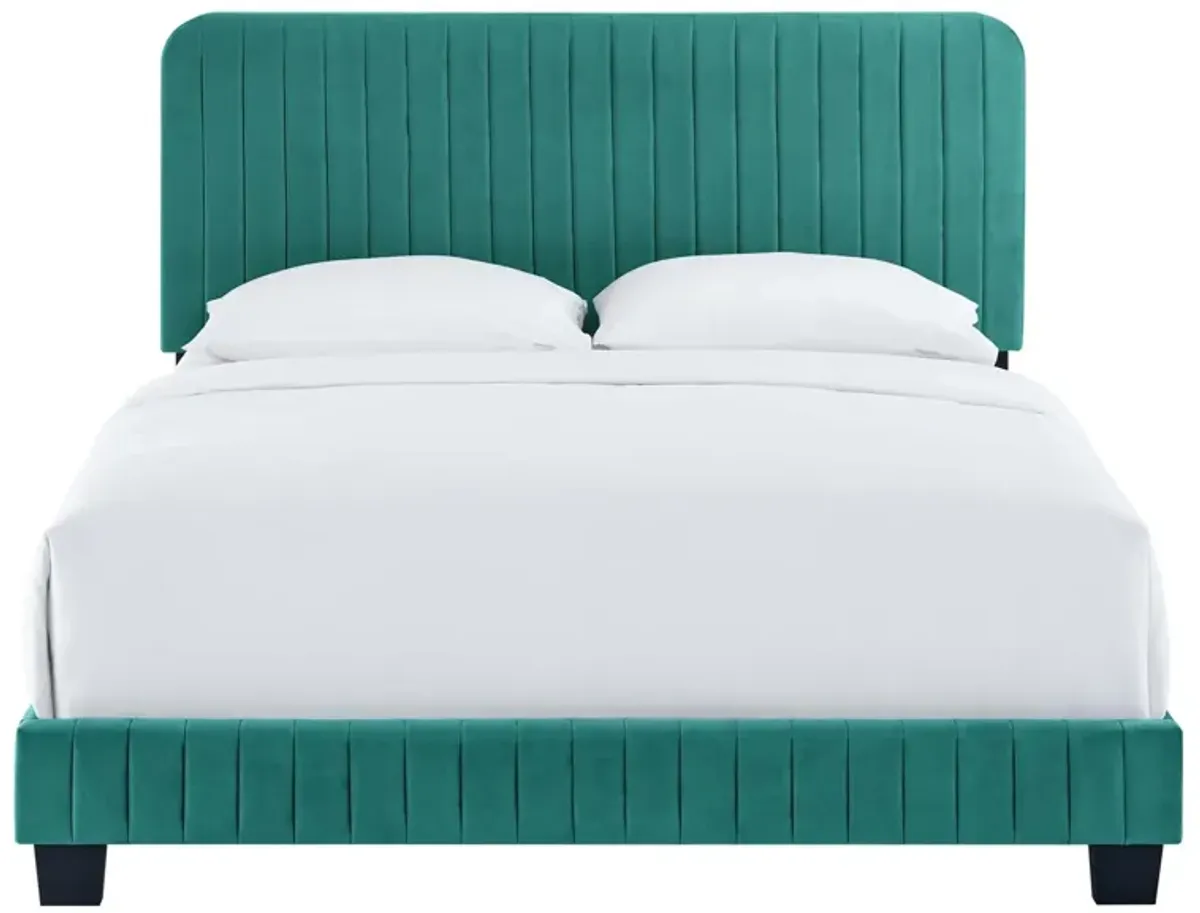 Modway - Celine Channel Tufted Performance Velvet Twin Bed