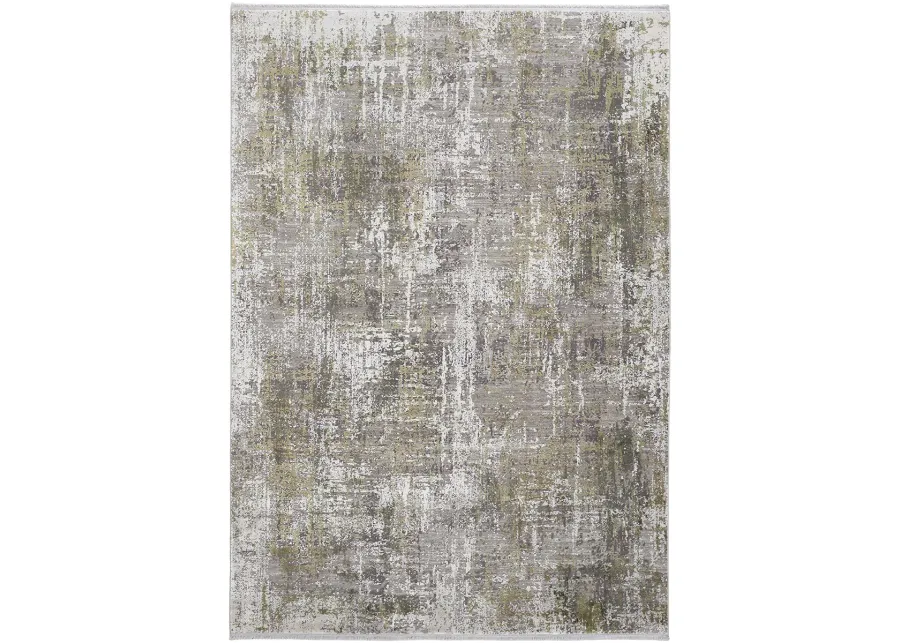 Cadiz 39FXF Green/Gray/Ivory 3'1" x 10' Rug