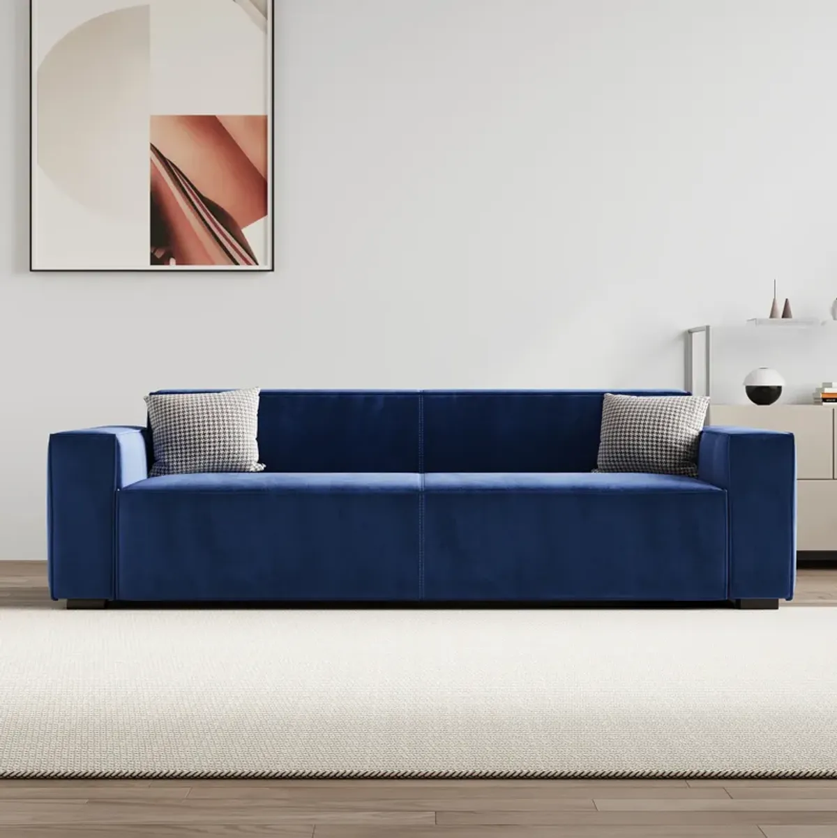 Merax Modern Fabric Upholstered Sofa