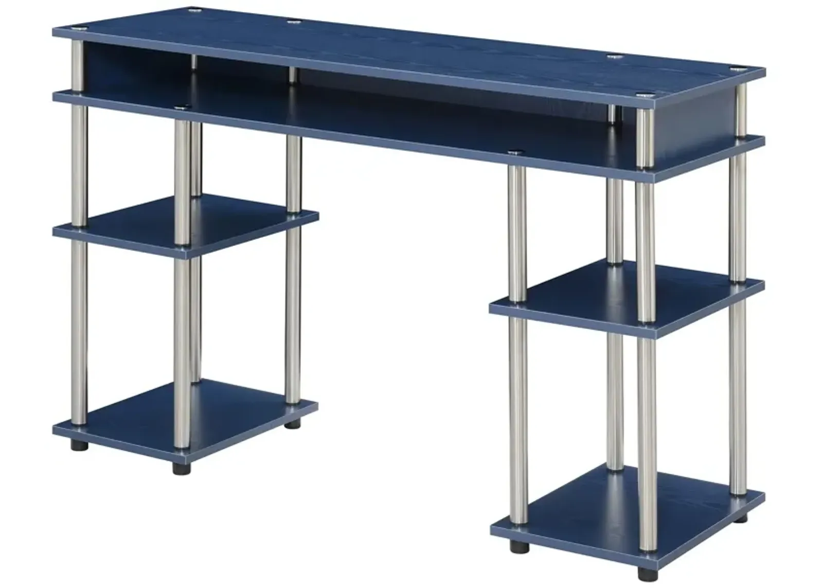 Convenience Concepts Designs2Go No Tools Student Desk with Shelves