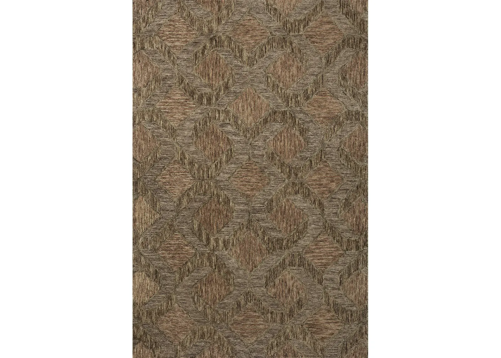 Varena VAR-03 Rust / Bark 5''0" x 7''6" Rug by