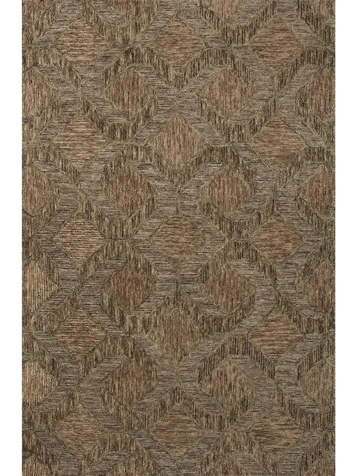 Varena VAR-03 Rust / Bark 5''0" x 7''6" Rug by