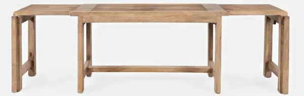 Jofran Bradford Modern Extendable Solid Mango Hardwood Bench