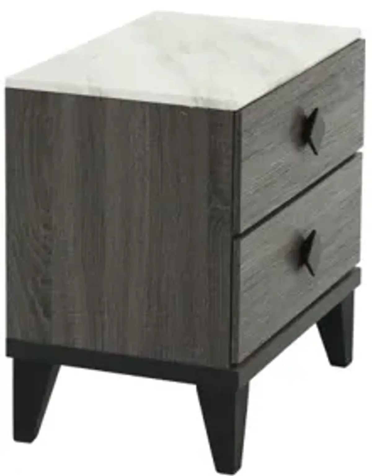 Nightstand In Dark Oak (Rustic Accents)