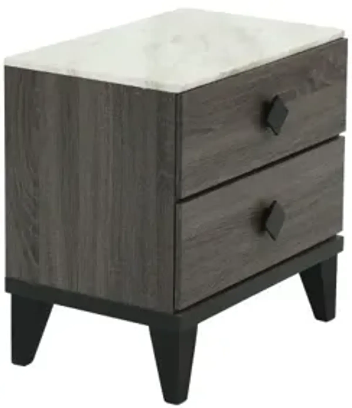 Nightstand In Dark Oak (Rustic Accents)