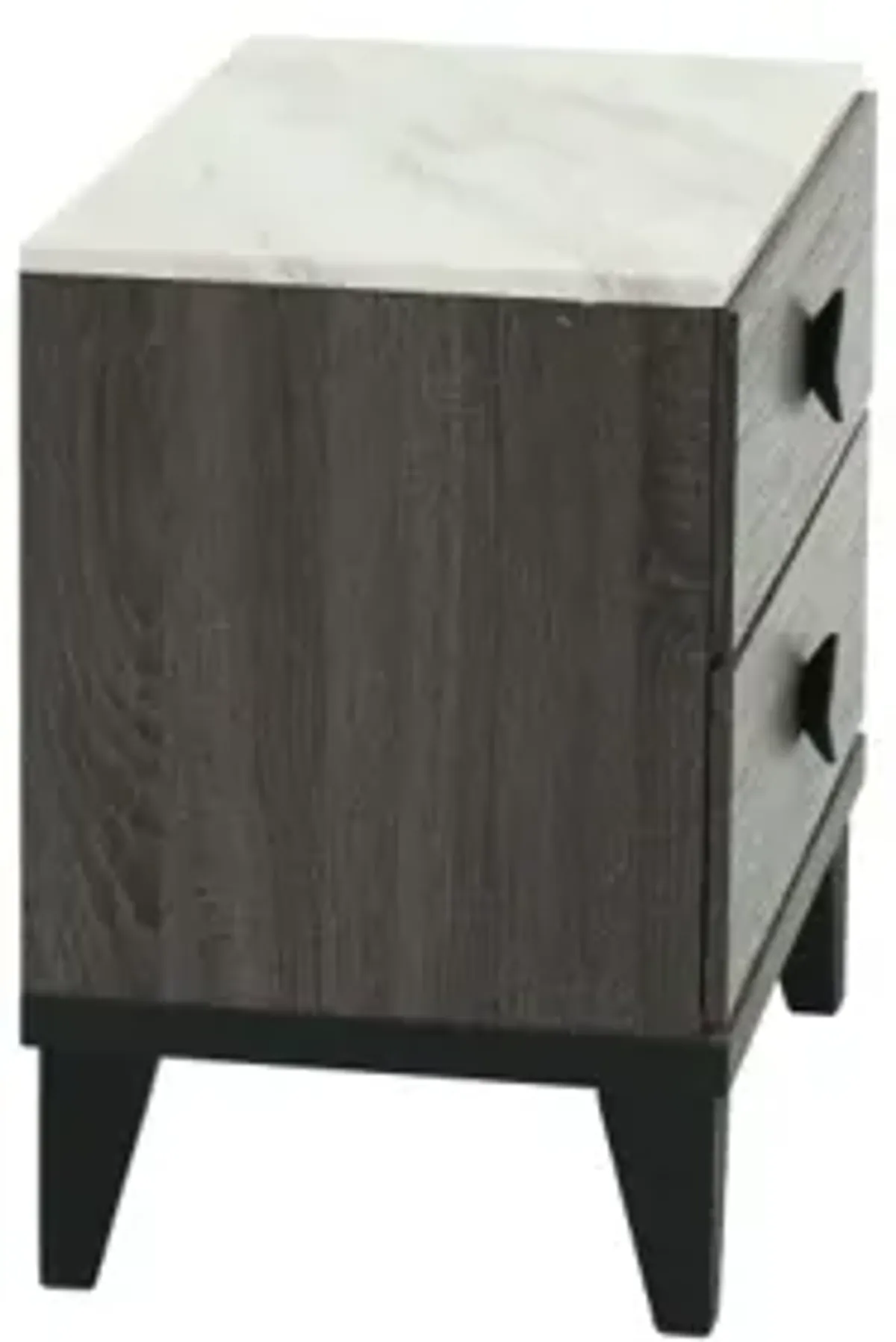 Nightstand In Dark Oak (Rustic Accents)