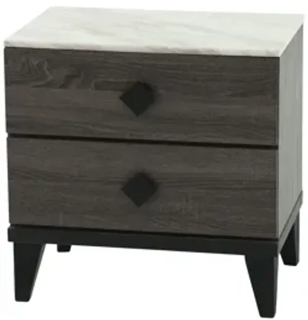 Streamdale Nightstand In Dark Oak (Rustic Accents)