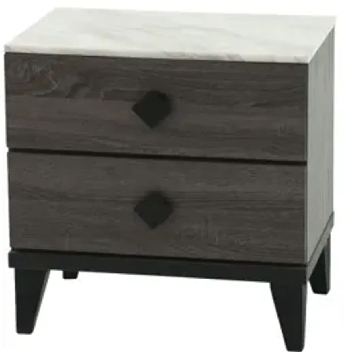 Nightstand In Dark Oak (Rustic Accents)