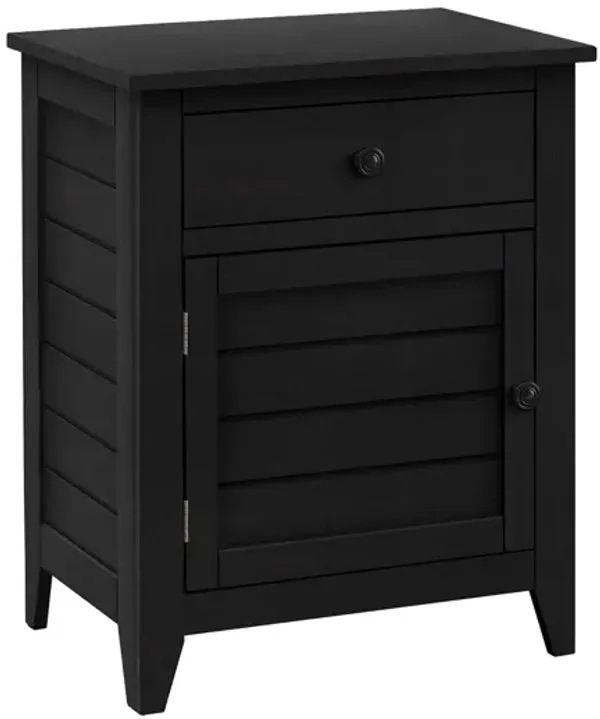 Monarch Specialties I 3951 - Accent Table, Nightstand, Storage Drawer, End, Side Table, Bedroom, Lamp, Storage,  Transitional