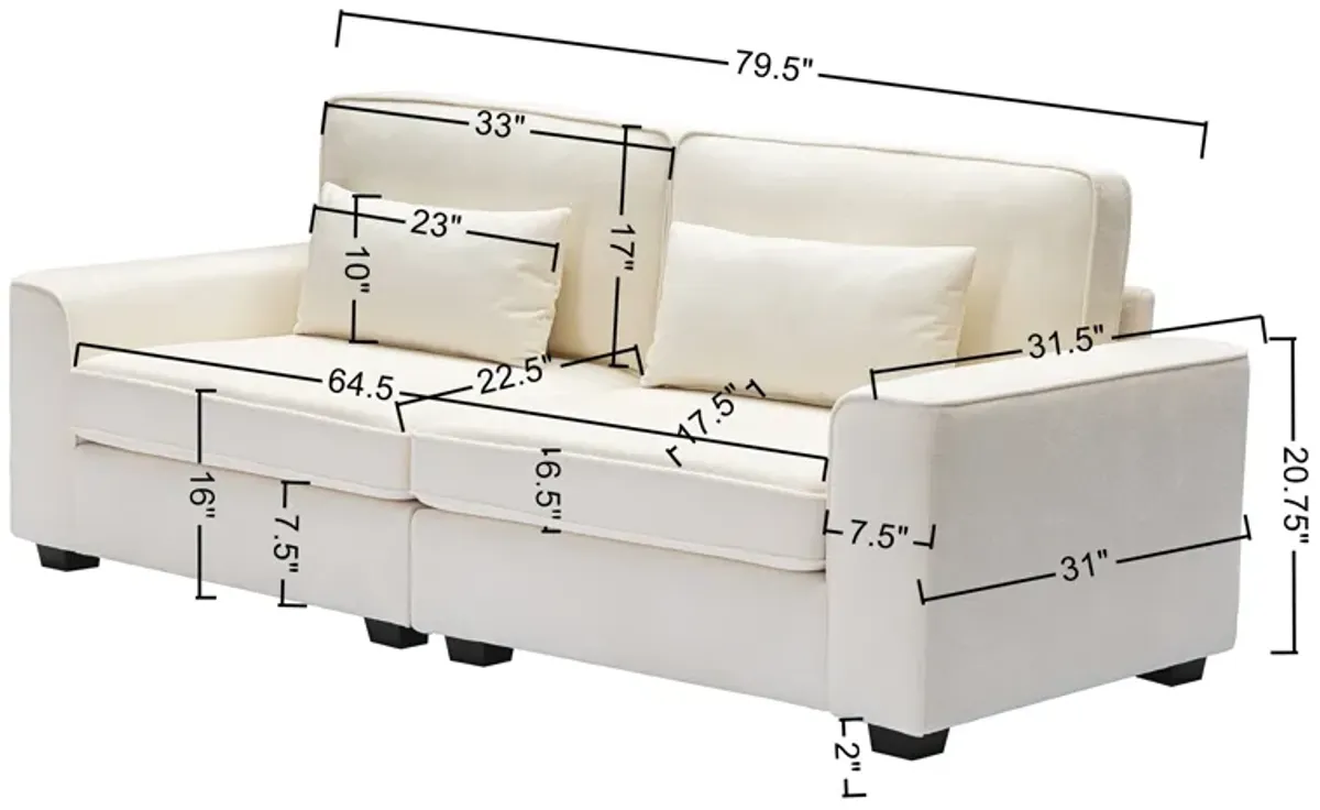 Christopher Knight Home® Modern Loveseat Sofa Couch