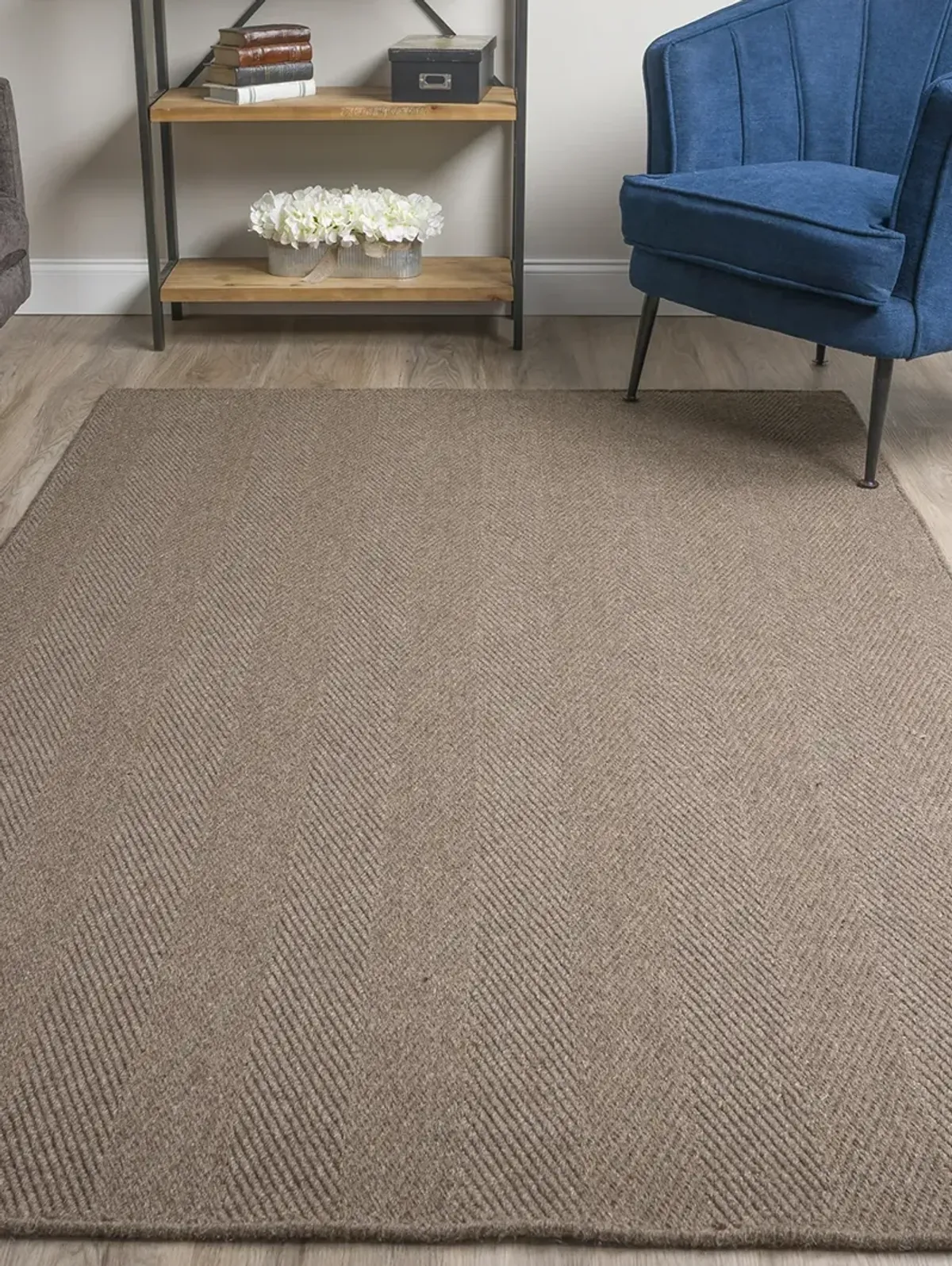 Monaco Sisal MC200 Charcoal 3'6" x 5'6" Rug