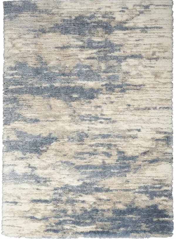 Dreamy Shag DRS10 Light Blue/Gray 4' x 6' Rug