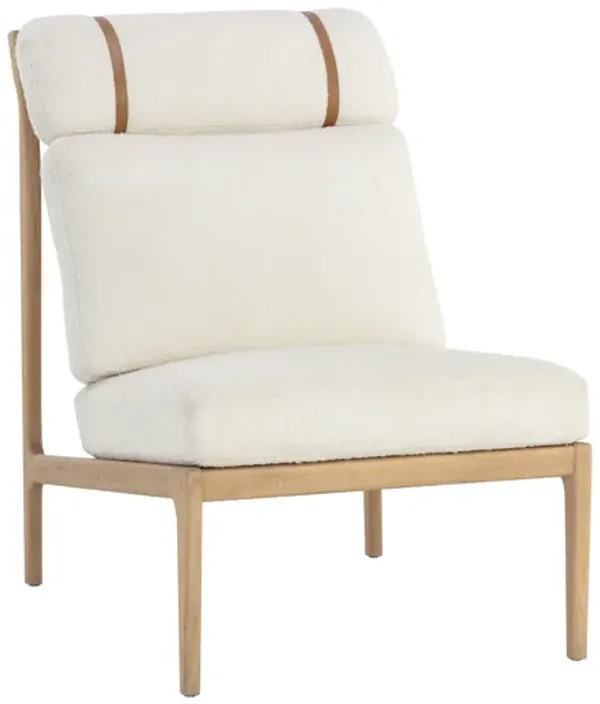 Elanor Lounge Chair-Light Oak