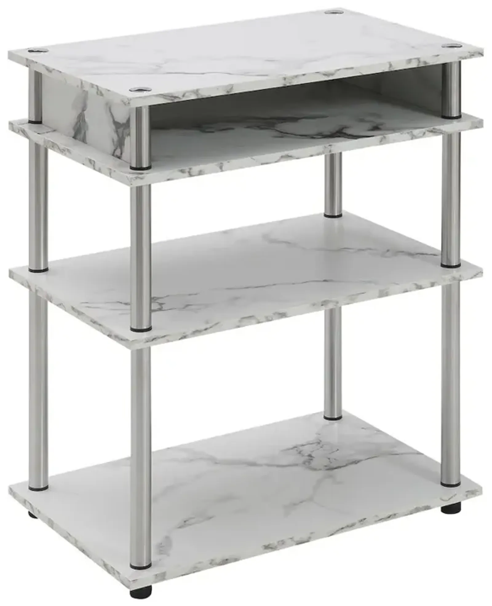 Convenience Concepts Designs2Go No Tools Printer Stand with Shelves