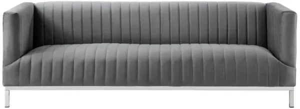 Inspired Home Jay Velvet Sofa