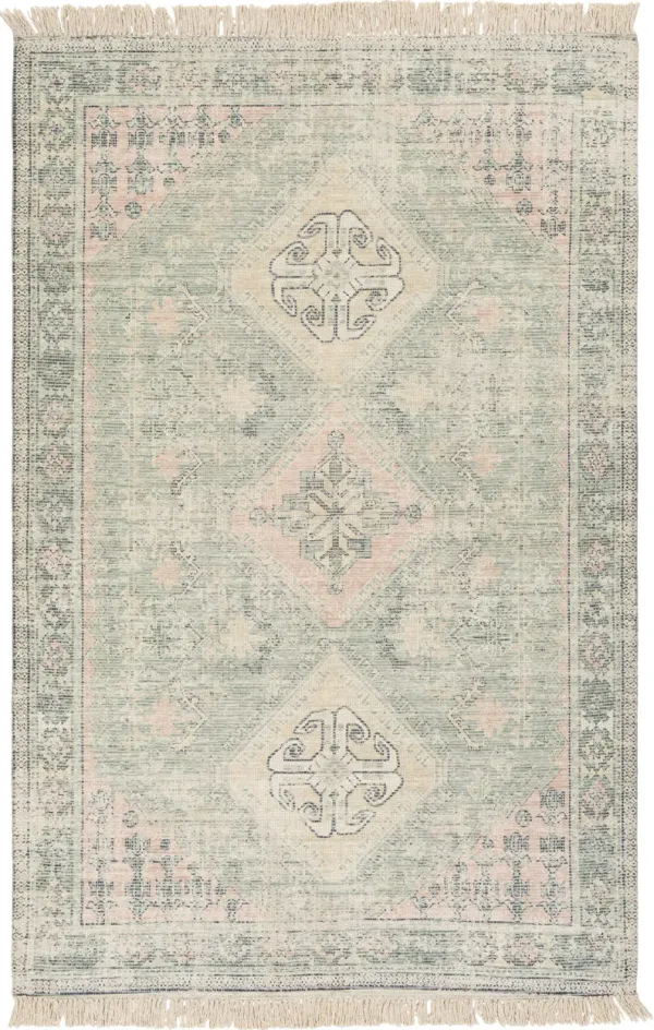 Zainab ZAI-2316 2'6' x 8' Green Rug