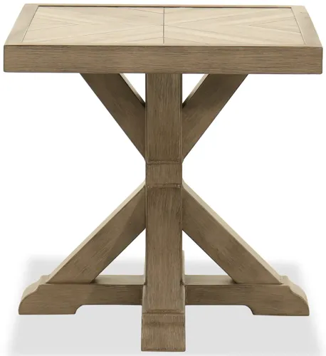 Beachcroft Beige Square End Table