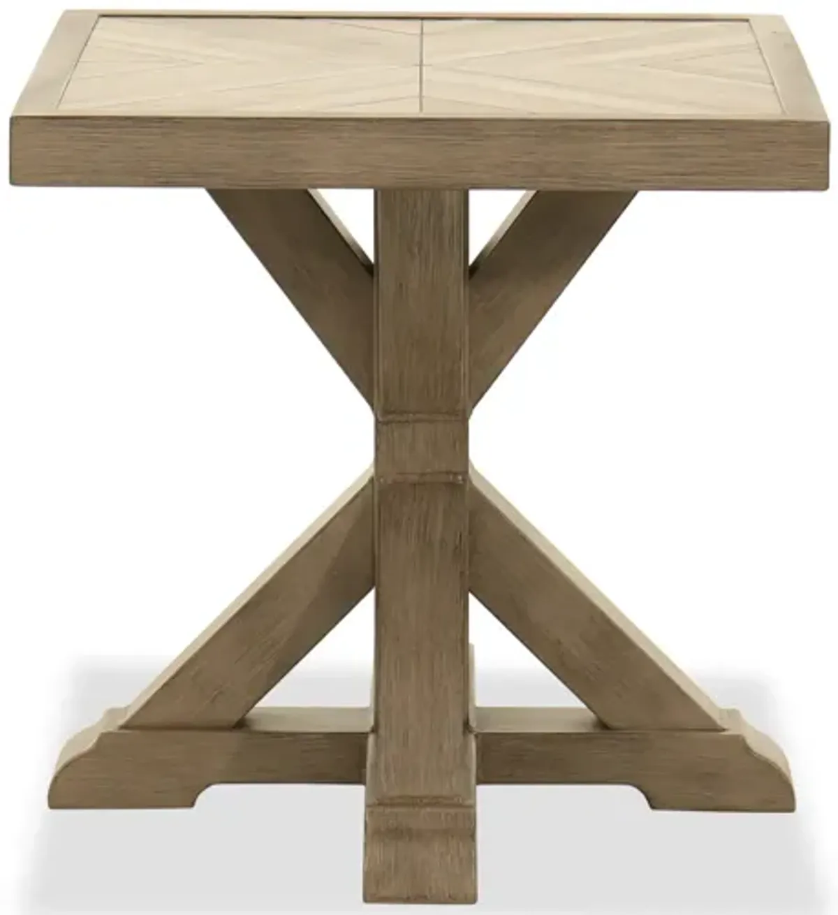 Beachcroft Beige Square End Table