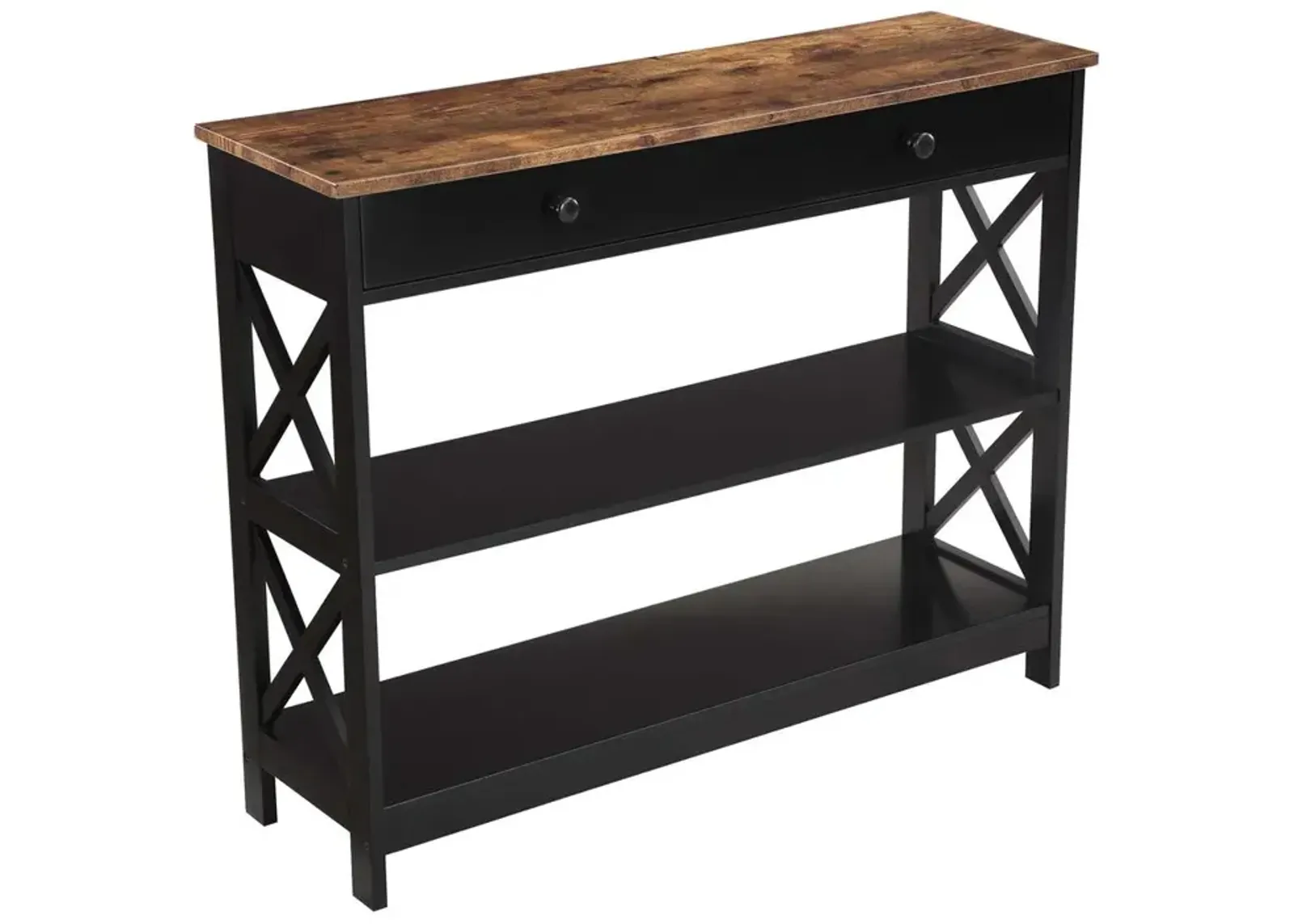 Convience Concept, Inc. Oxford 1 Drawer Console Table with Shelves