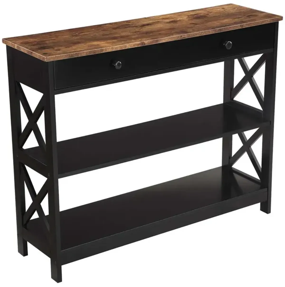 Convience Concept, Inc. Oxford 1 Drawer Console Table with Shelves