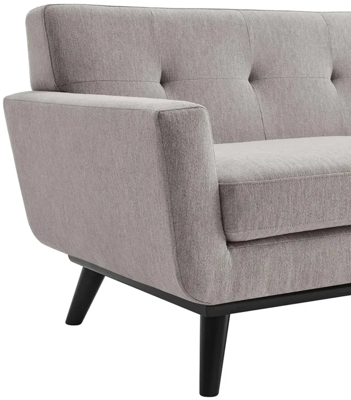 Engage Herringbone Fabric Loveseat