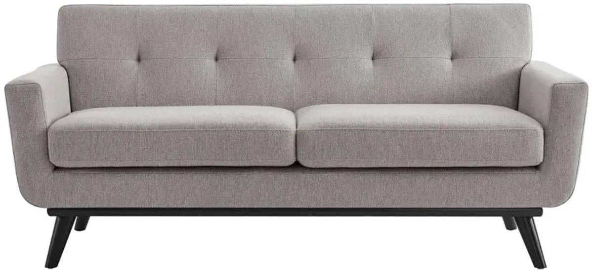 Engage Herringbone Fabric Loveseat