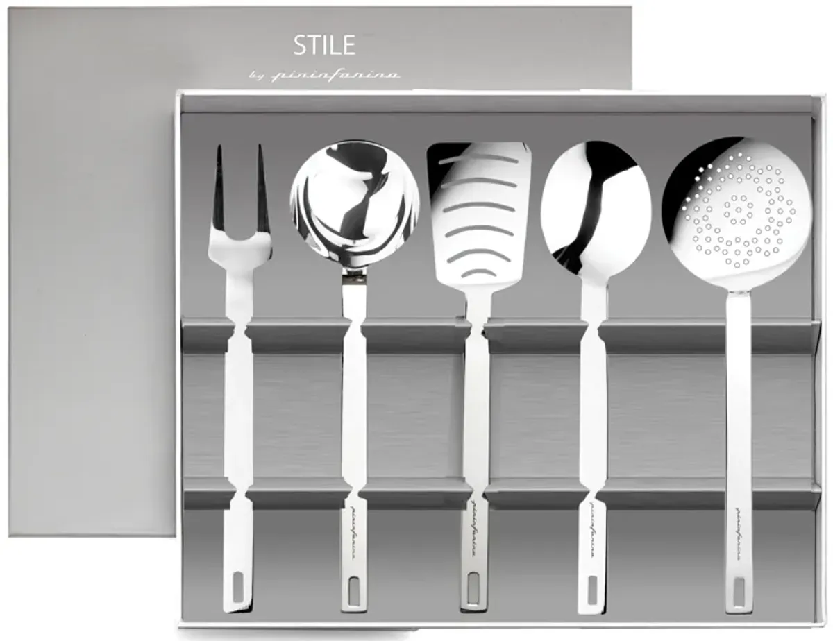 Mirror Kitchen Tools with Box (5 Pieces)