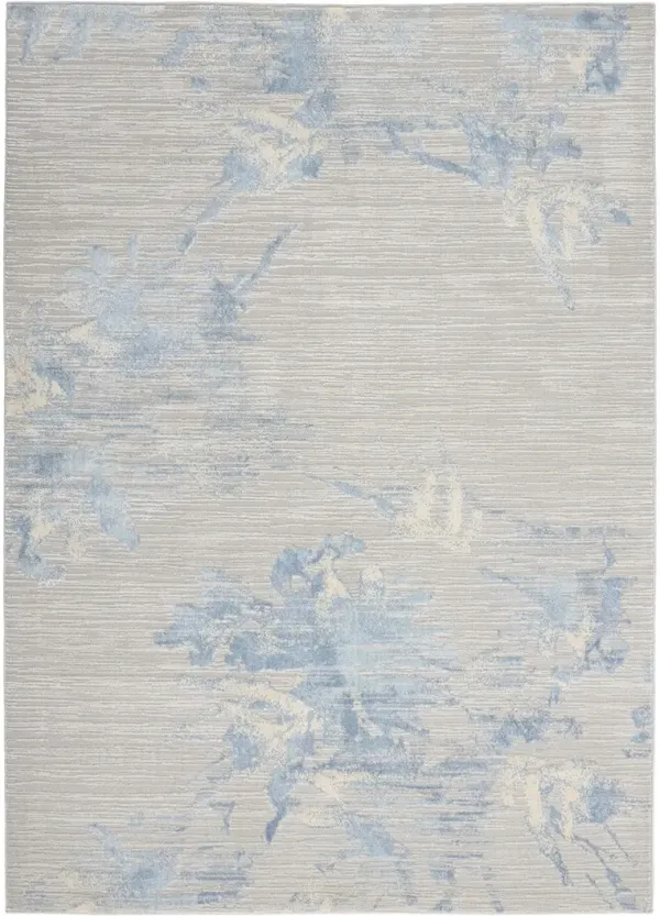 CK005 Enchanting ECH01 Gray/Sky 5'3" x 7'3" Rug