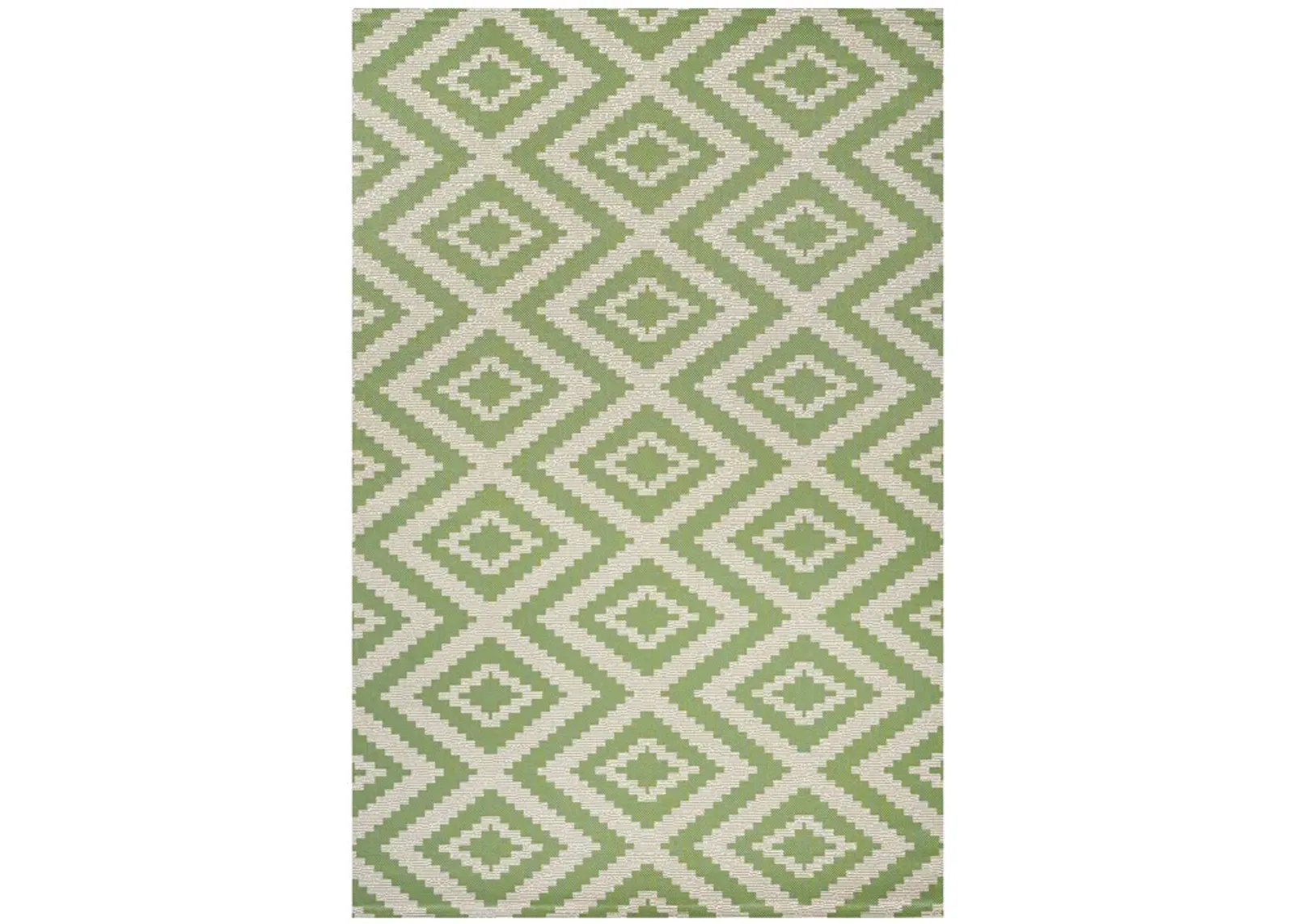 Sintra Diamond Tribal Blue/Gray Indoor/Outdoor Runner Rug