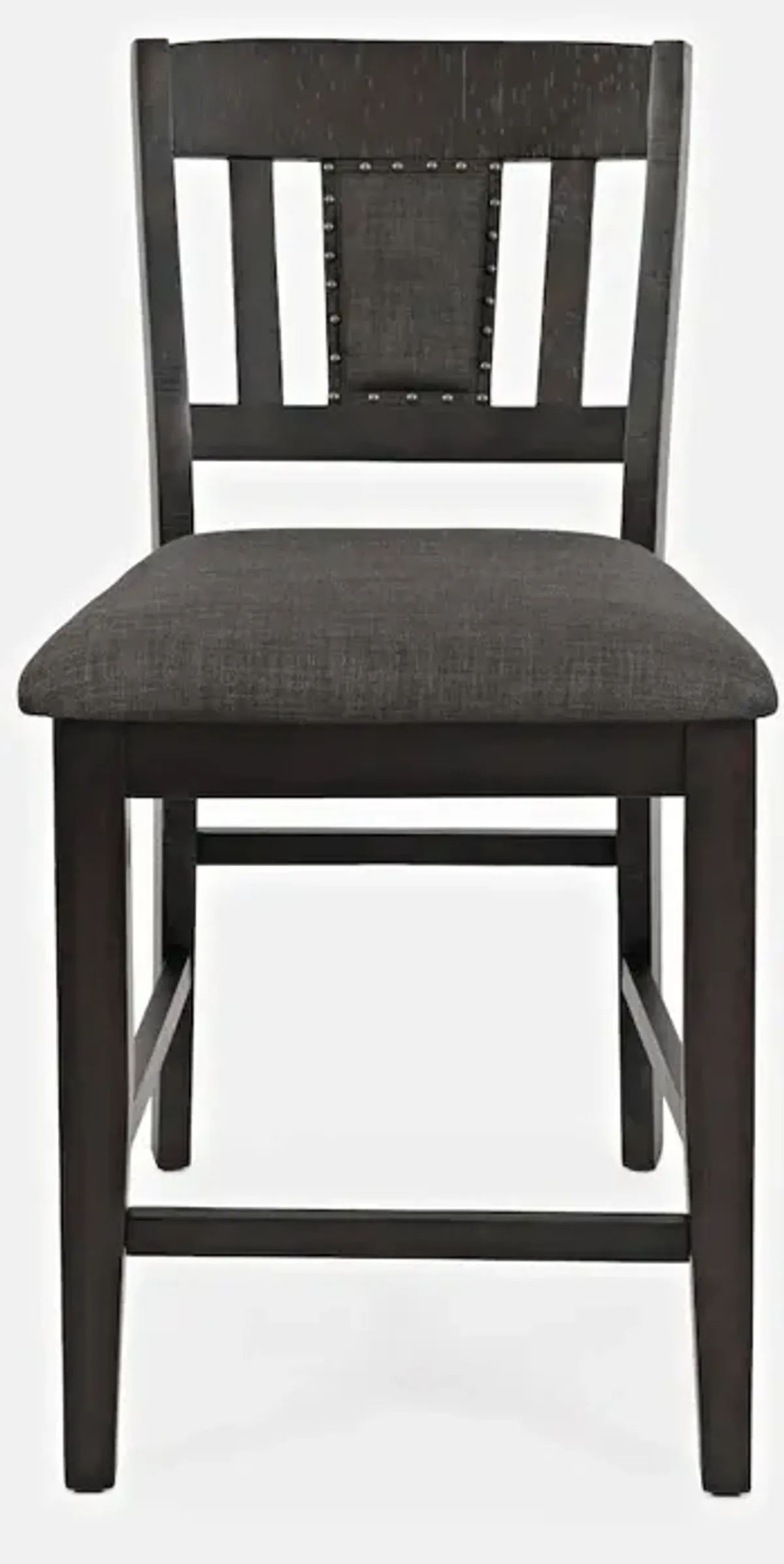 Jofran American Rustics Upholstered Slatback Stool (Set of 2)