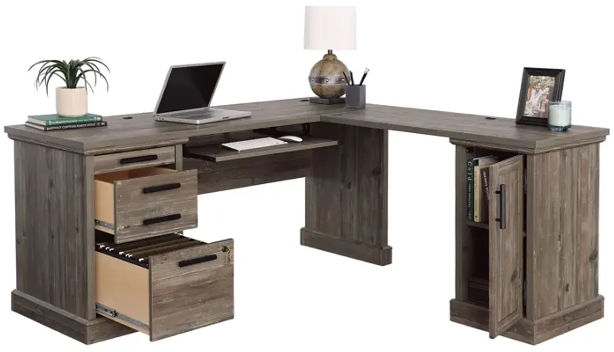 Aspen Post L-Desk