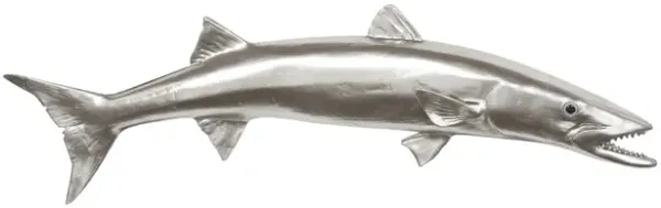 Barracuda Fish Wall Sculpture