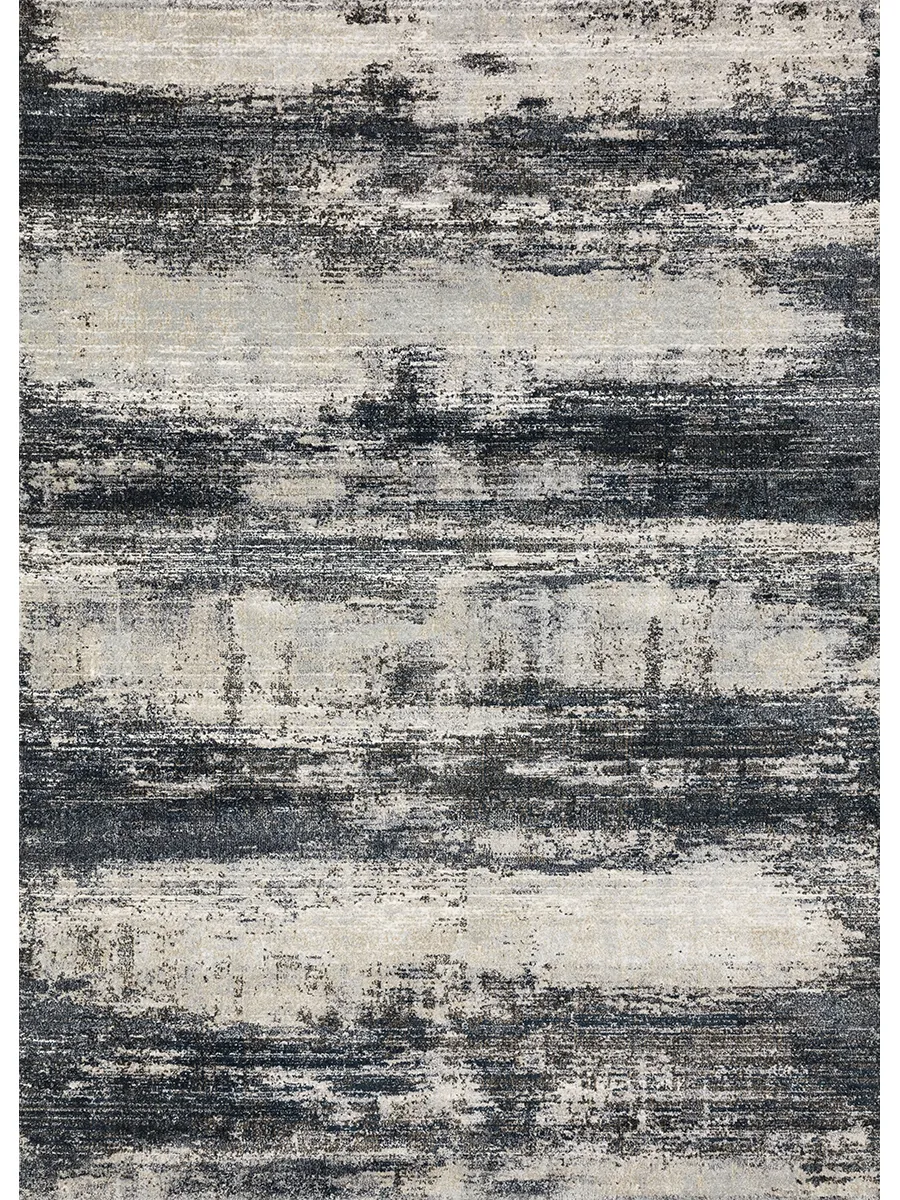 Augustus AGS07 Navy/Stone 7'10" x 10'10" Rug