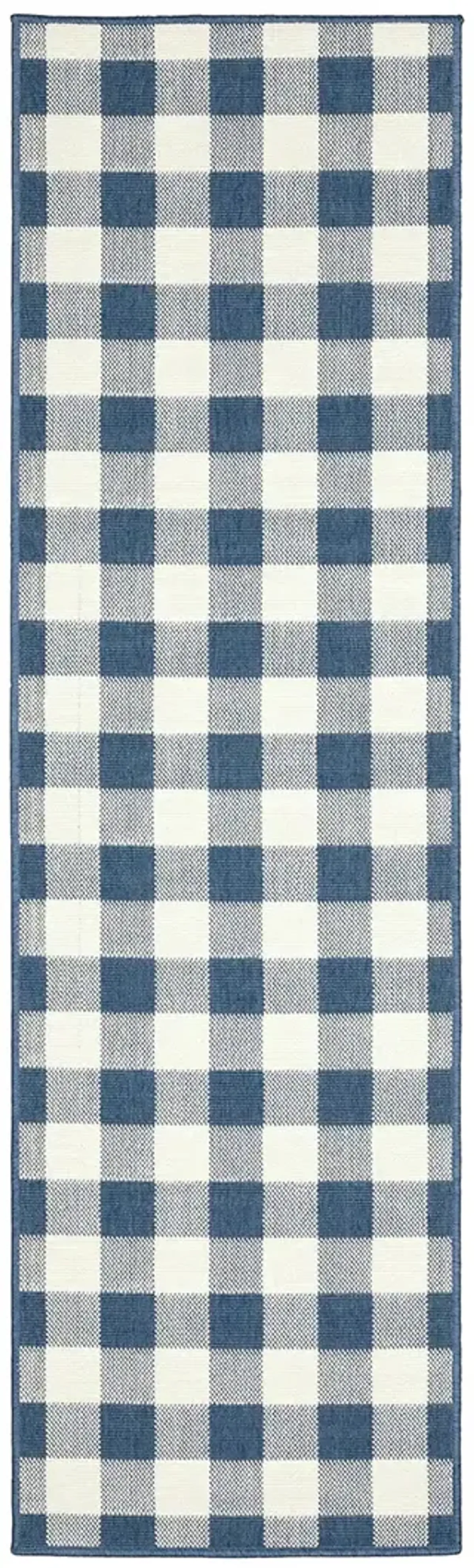 Meridian 2'3" x 7'6" Blue Rug