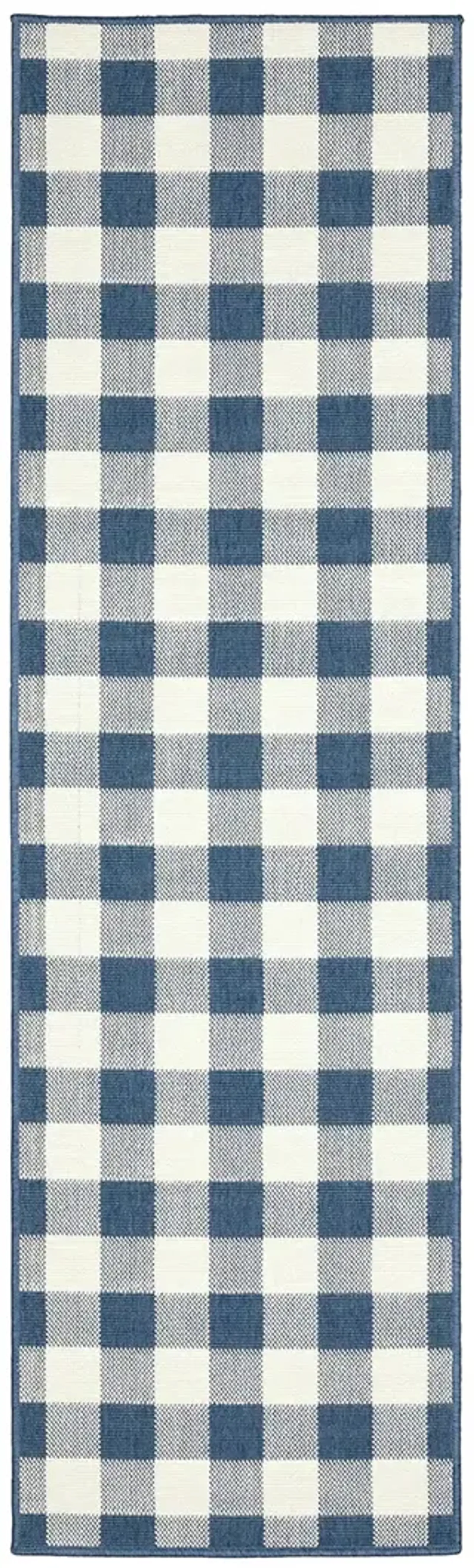 Meridian 2'3" x 7'6" Blue Rug