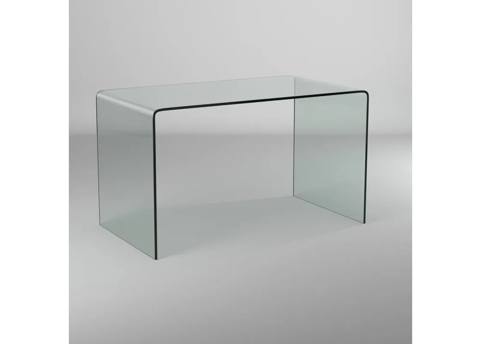 GLASS DESK,50"x27.5"x29"H