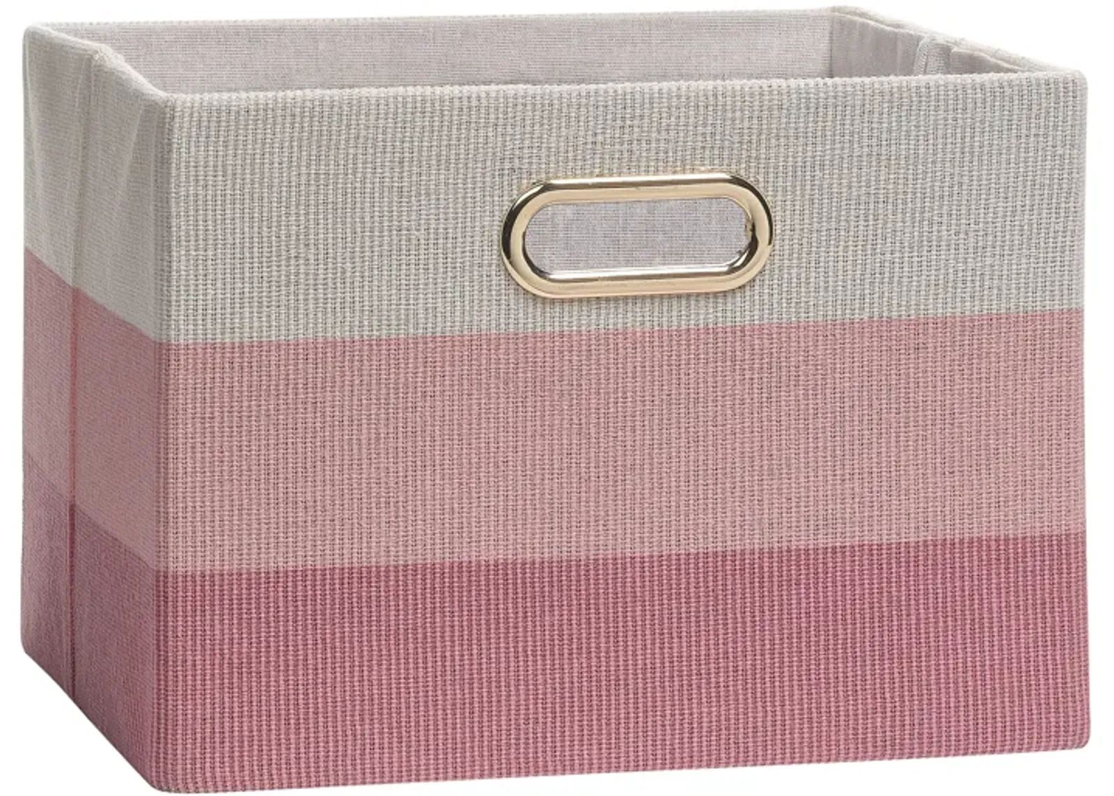 Lambs & Ivy Pink Ombre Foldable/Collapsible Storage Bin/Basket